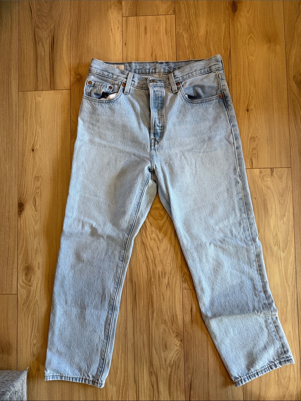Levi's Light Blue Straight-Leg Women's Jeans